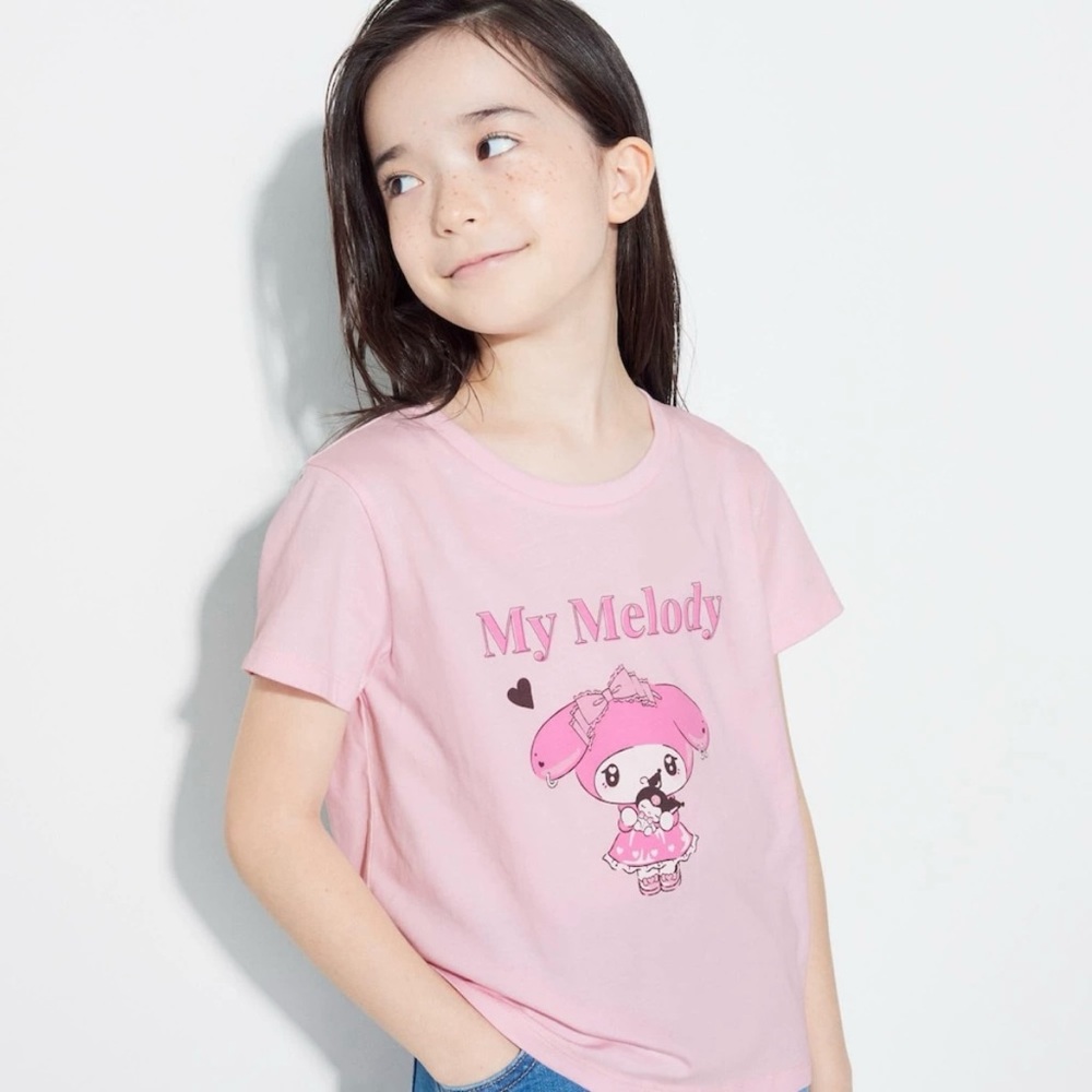 🆕Uniqlo Sanrio My Melody girl 130cm